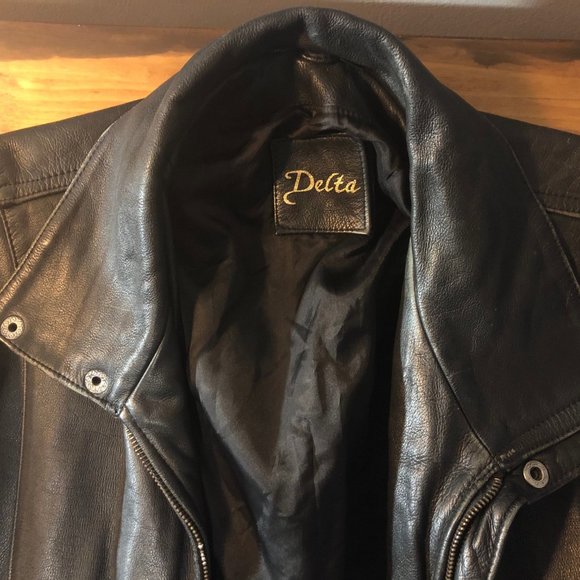 Delta Leather Aviator Jacket - Picture 2 of 3